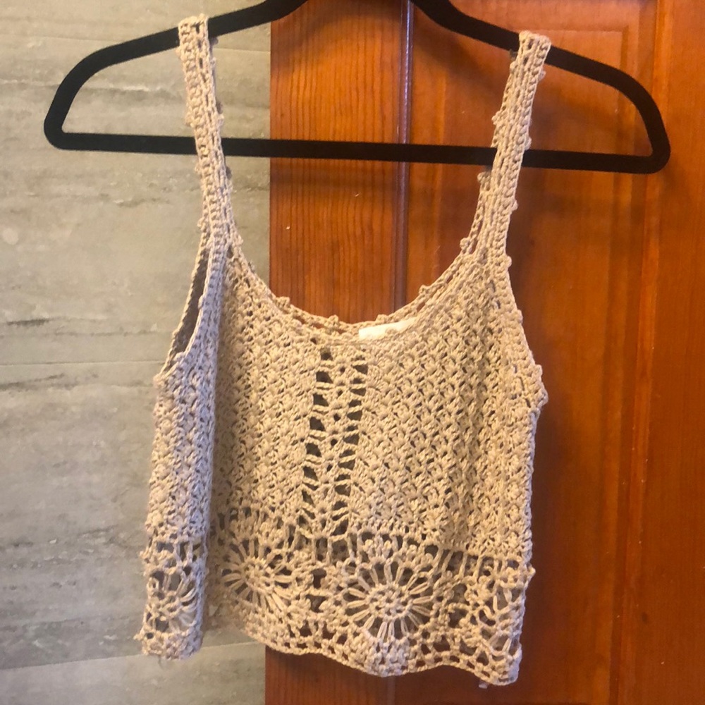 Crochet crop top